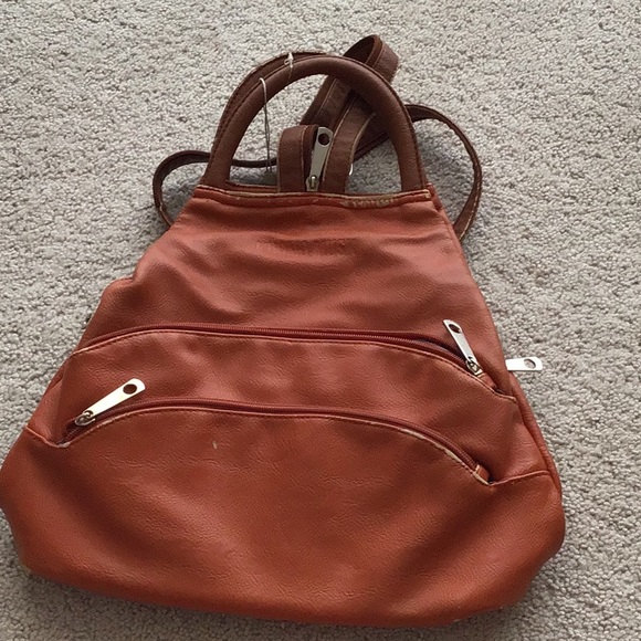 COPY - Pretty Woman’s Leather bucket bag orange - Picture 1 of 11
